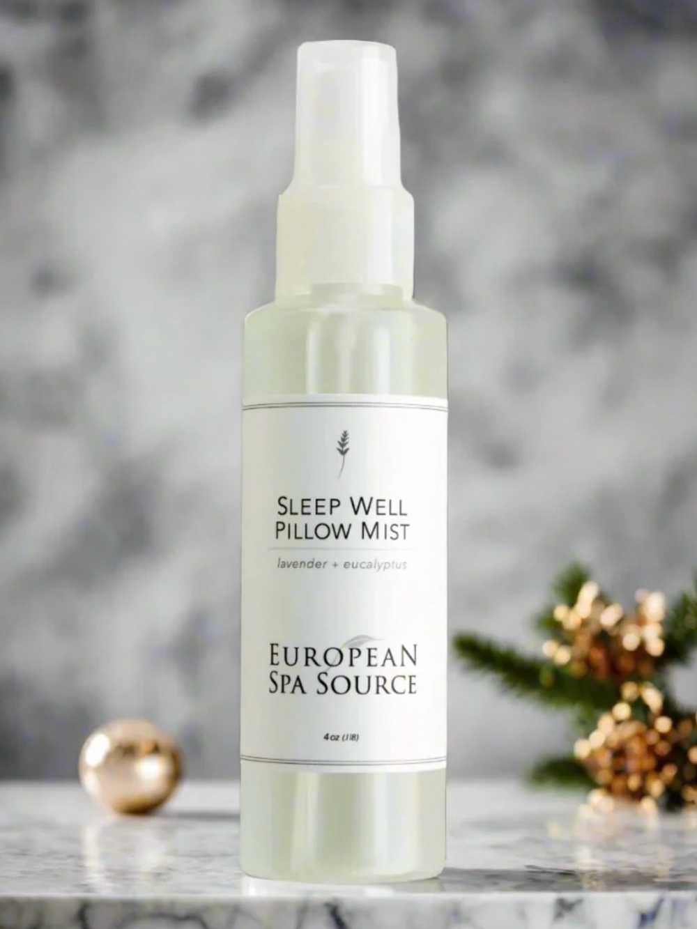 0.5oz pillow mist lavender + eucalyptus spray - european spa source!
